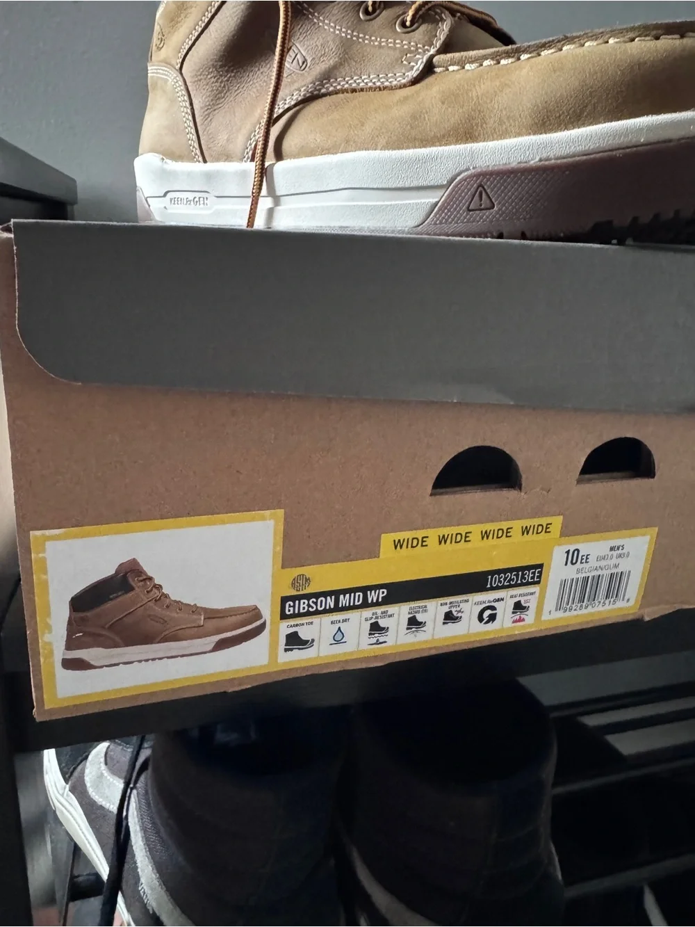 Keen Brown Leather Steel Toe Boots